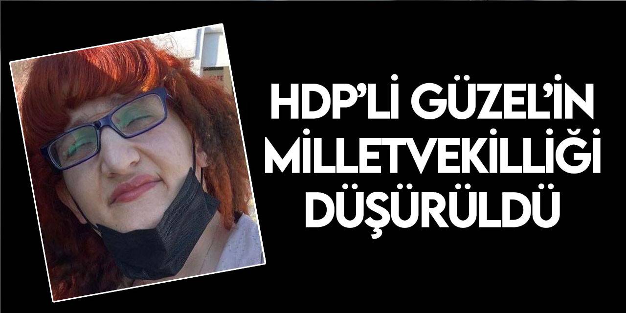 HDP'li Milletvekili Semra Güzel'in milletvekilliği düşürüldü