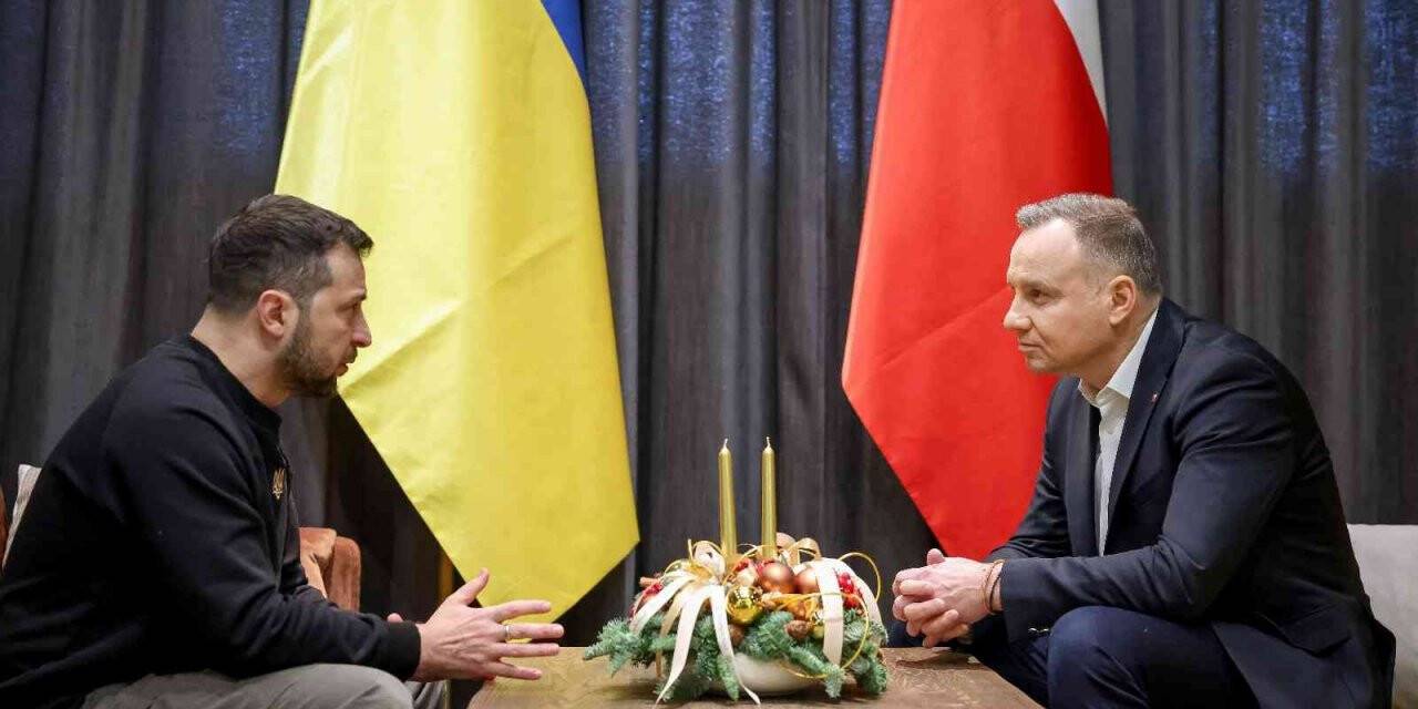 Zelenskiy, Polonya Cumhurbaşkanı Duda ile görüştü