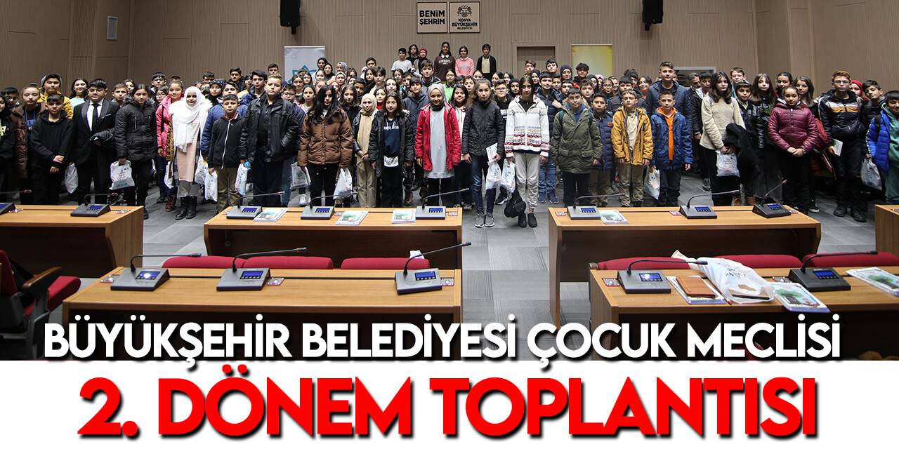 Konya Büyükşehir Belediyesi  Çocuk Meclisi 2. Dönem Toplantısı yapıldı