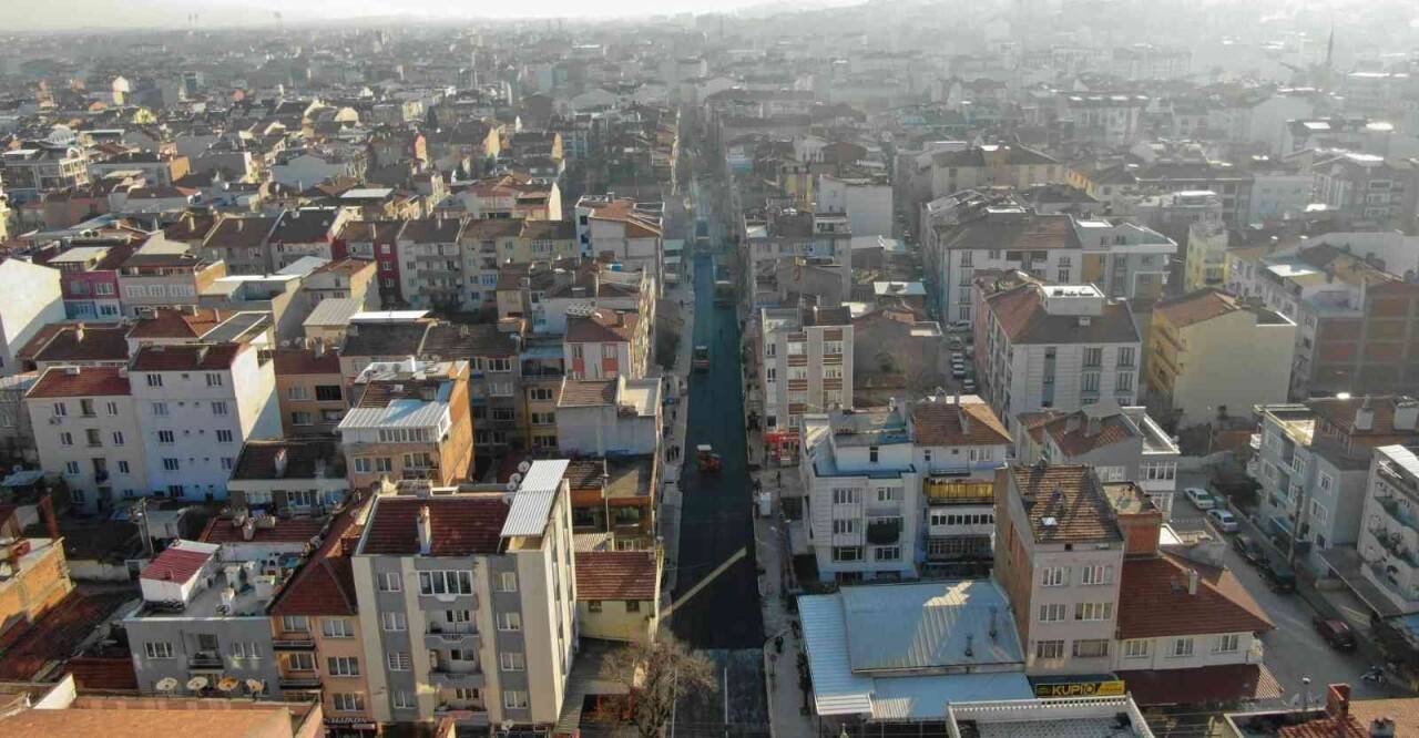 Türkiye’nin en uzun sokaklarından birisi asfaltlandı