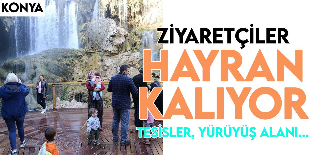 Konya'daki  doğa hazinesi: Yerköprü Şelalesi