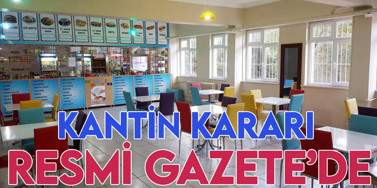 Milli Eğitim Bakanlığı, okul kantinlerinde kira artışını yüzde 25'e sabitledi
