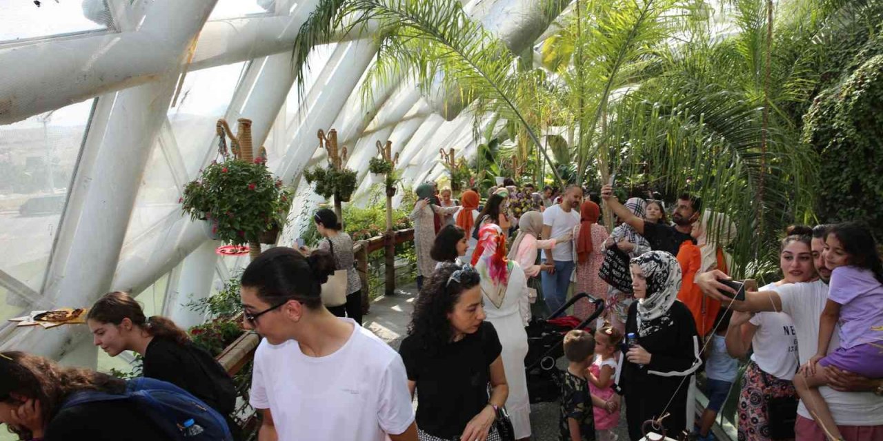 Tropikal Kelebek Bahçesi 2022'de 570 bin ziyaretçiyi ağırladı