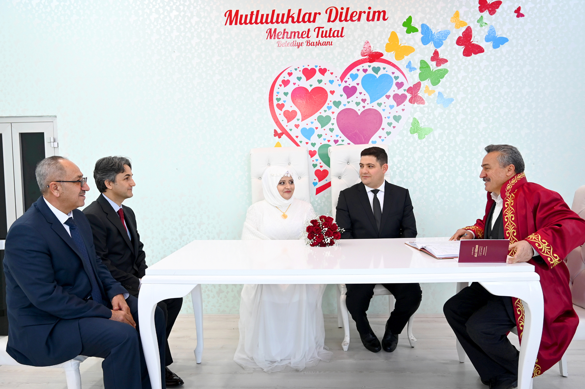 Konya Vali Yardımcısı Erdoğan, şehit kardeşinin nikah şahitliğini yaptı