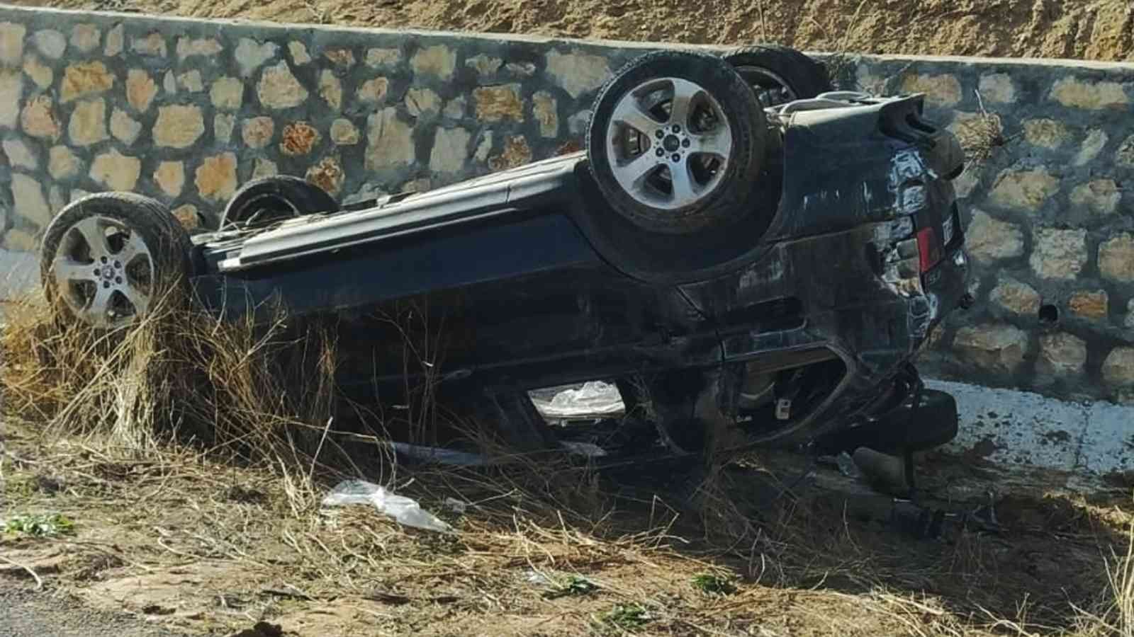 Kırıkkale'de takla atan otomobil şarampole devrildi: 1 ölü, 3 yaralı