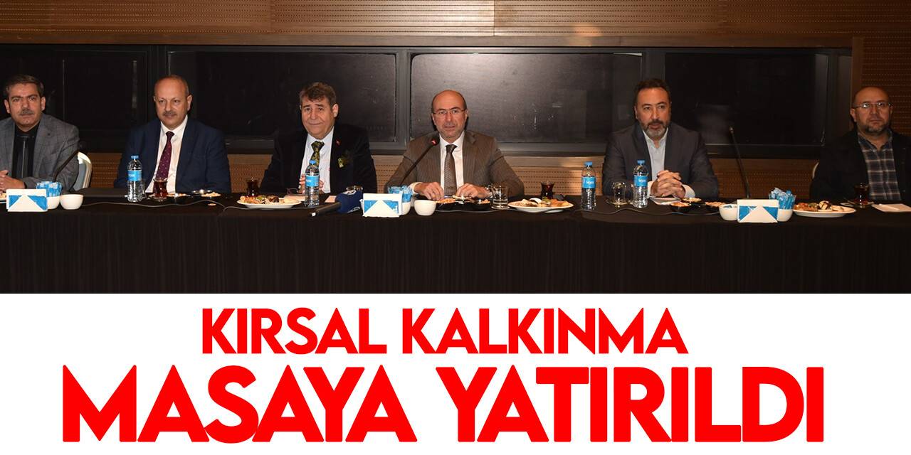 Selçuklu’da kırsal kalkınmayı artıracak çalışmalar konuşuldu