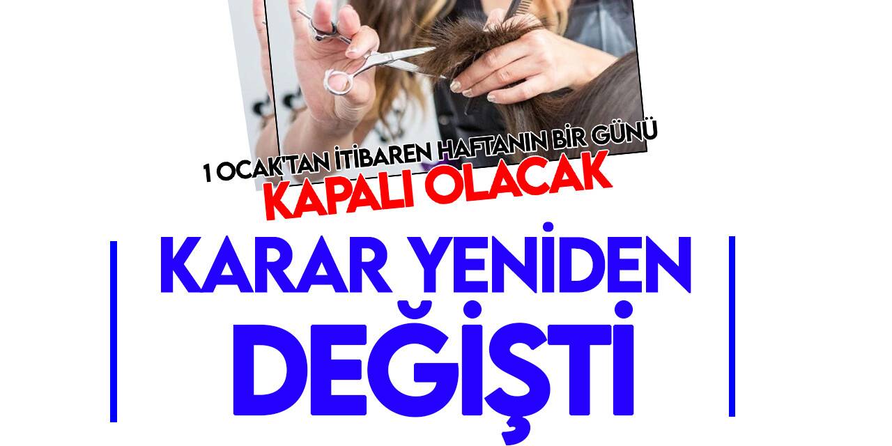 Bakanlıktan kuaför ve berberler için karar