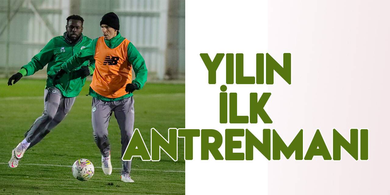 Konyaspor 2023'ün ilk antrenmanını yaptı