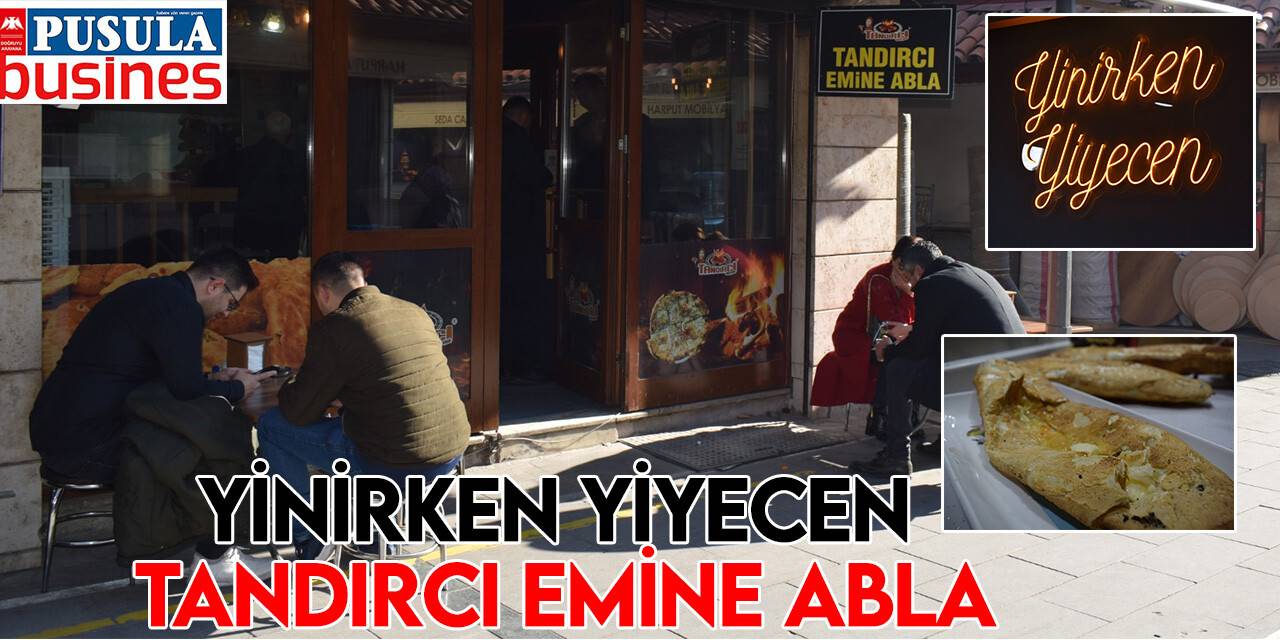 Yinirken yiyecen Tandırcı Emine Abla