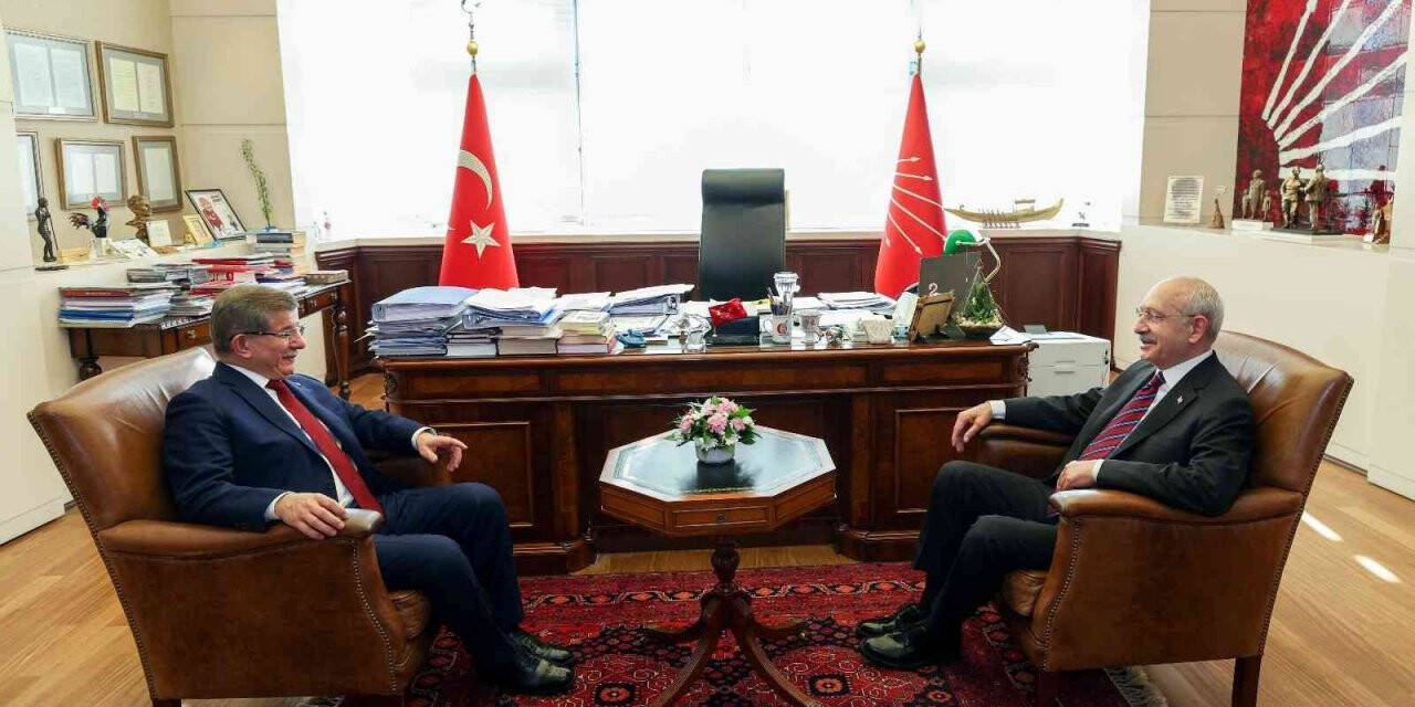 Davutoğlu, CHP Lideri Kılıçdaroğlu’nu ziyaret etti