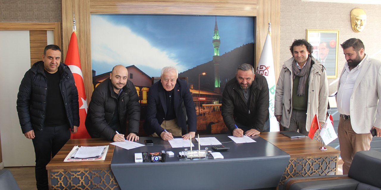 Bozkır'a yeni yapılacak Hayvan Pazarı için protokol imzalandı