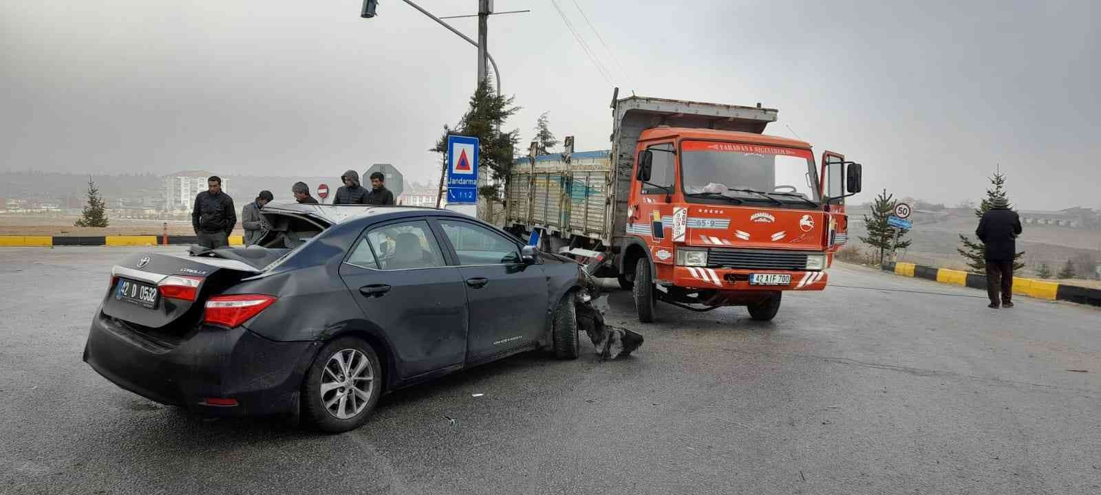 Tuzlukçu Belediye Başkanı Akbuğa, yine kaza yaptı