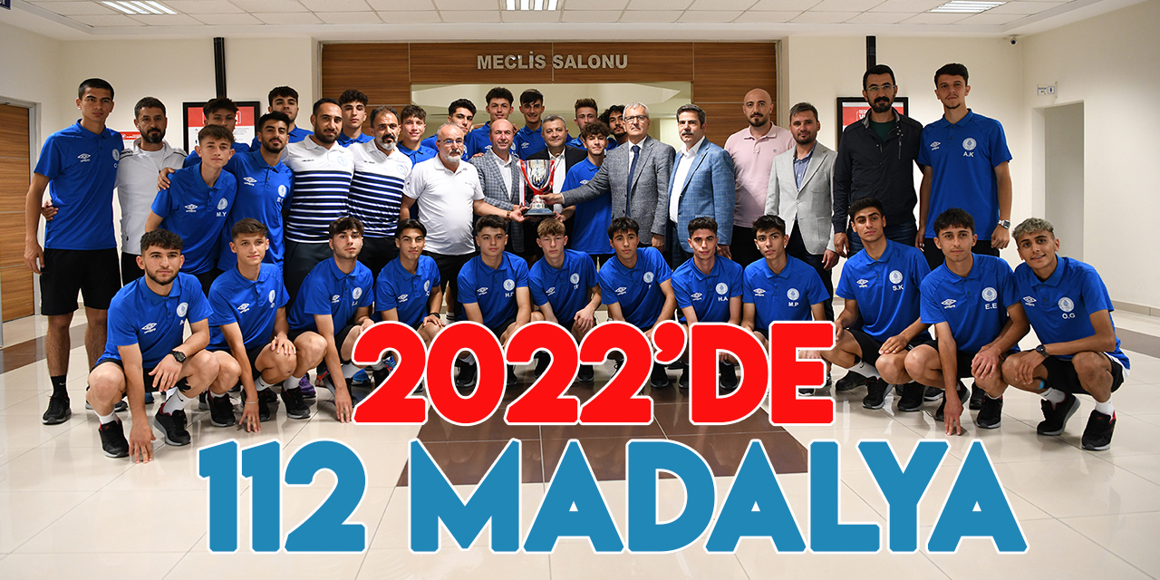 Selçuklu Belediyspor 2022'yi 112 madalya ile kapattı