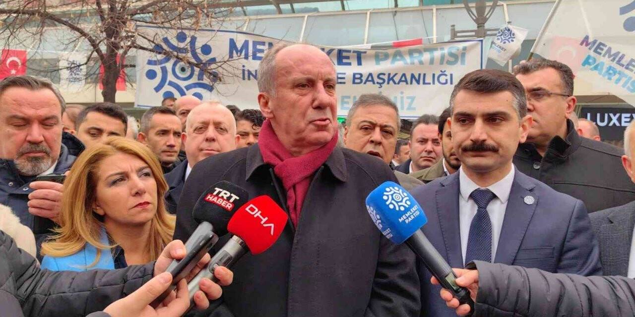Muharrem İnce’den 6’lı masaya eleştiri: ’’Sekretarya bir Cumhurbaşkanı istiyorlar’’