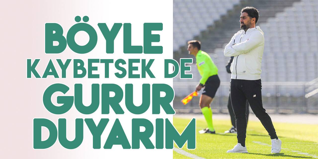 İlhan Palut: Bu oyun karakteri sonucu kaybetsek de ben oyuncularımla gurur duyarım