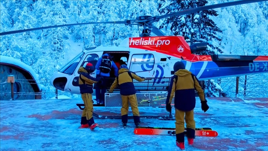 Kaçkar Dağları'nda "heliski" heyecanı