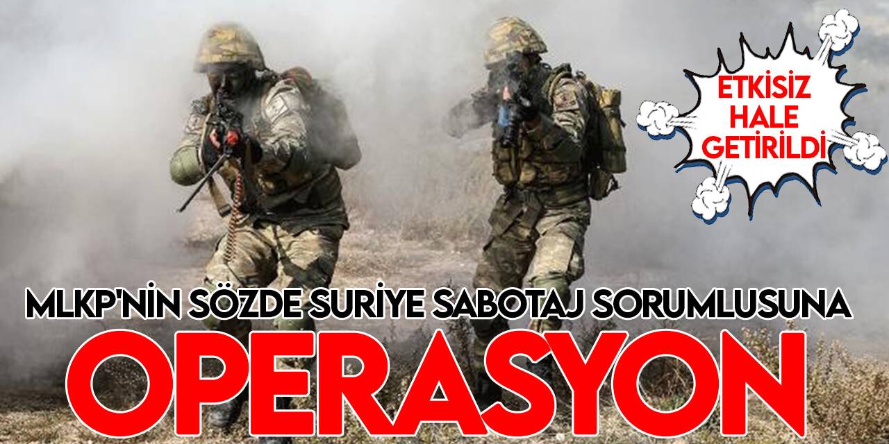 MİT 'Fırat Neval' kod adlı teröristi etkisiz hale getirdi