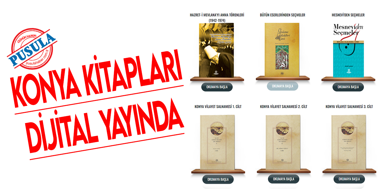 Konya kitapları artık dijital yayında!