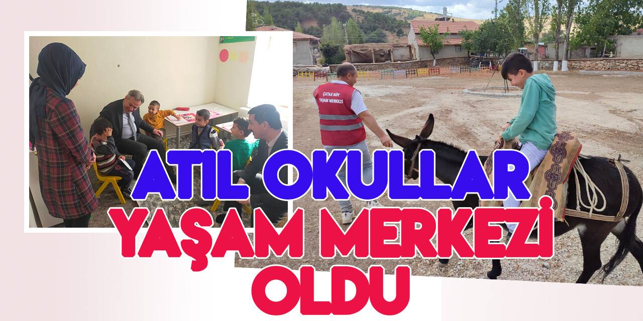 Konya'da atıl durumdaki 42 köy okulu "Köy Yaşam Merkezi" oldu
