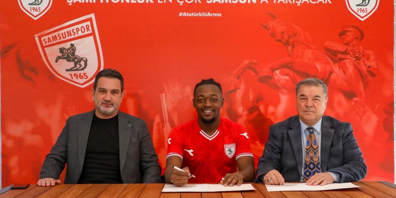 Samsunspor Cedric Guel ile 3,5 yıllık sözleşme imzaladı