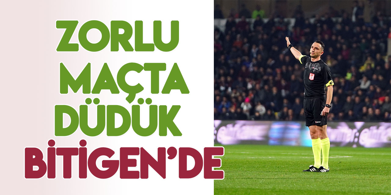 Konyaspor-Beşiktaş maçını Abdülkadir Bitigen yönetecek