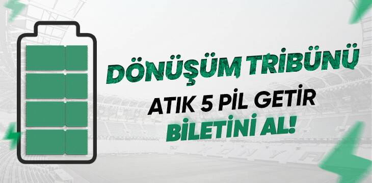 Çevrecilikte ödüllü kulüp Konyaspor'dan yeni proje: 'Dönüşüm Tribünü'