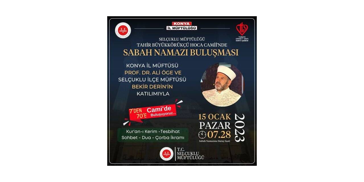 Sabah namazı buluşmaları devam ediyor