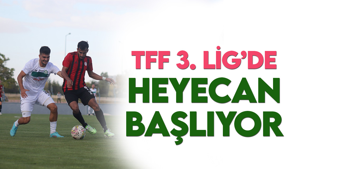 TFF 3. Lig'de 2. devre heyecanı başlıyor