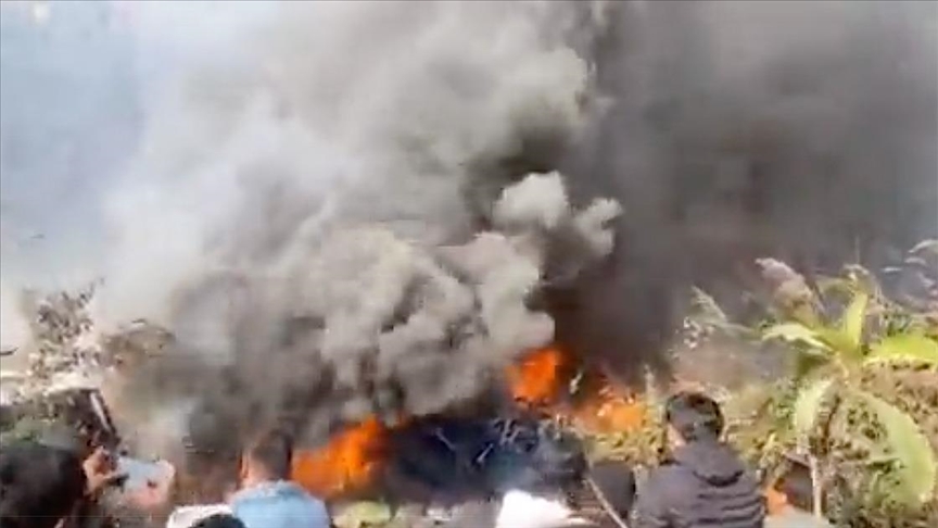 Nepal’de 72 kişiyi taşıyan uçak düştü