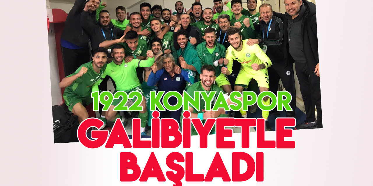 1922 Konyaspor ikinci devreye galibiyetle başladı