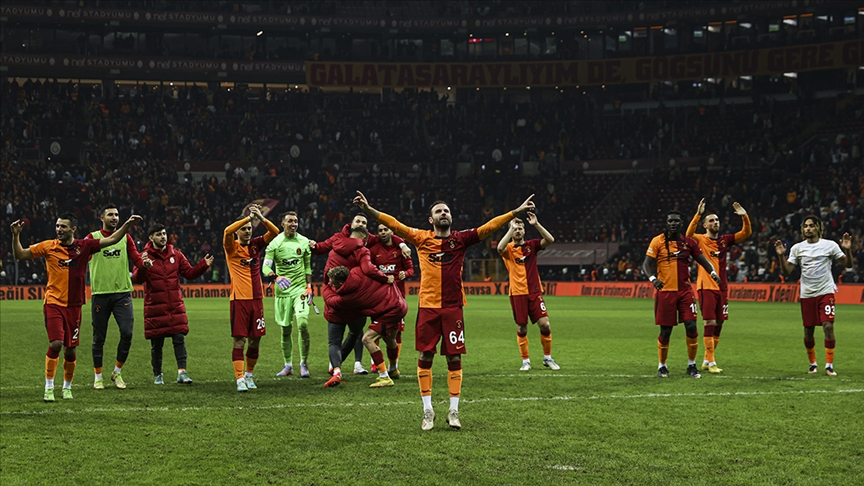 Galatasaray, sezonun ilk devresini zirvede tamamladı