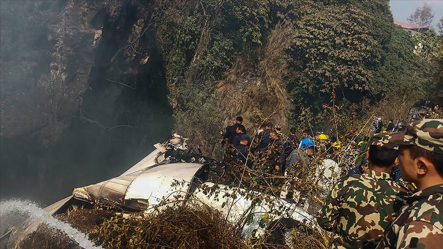 Nepal'de düşen uçağın kara kutusu bulundu