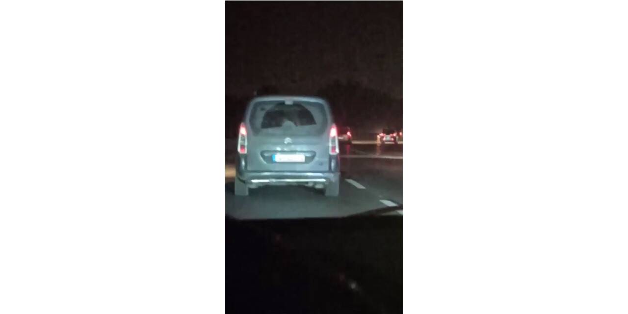 Araçta kavga ettiler, ani manevra yapınca tehlike saçtılar