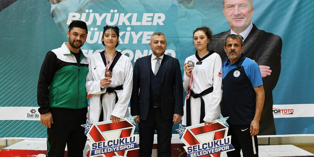 Selçuklu Belediyespor'dan Türkiye Taekwondo Şampiyonasında iki madalya