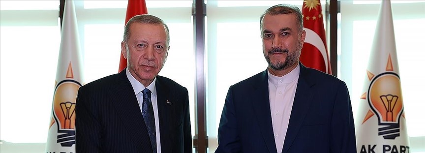 Cumhurbaşkanı Erdoğan, İran Dışişleri Bakanı'nı kabul etti