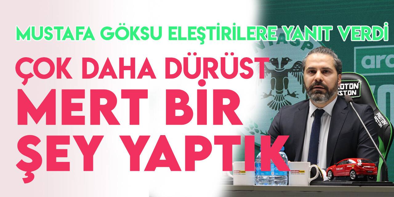 Konyaspor CEO’su Mustafa Göksu, İlhan Palut'la ayrılık sonrası konuştu