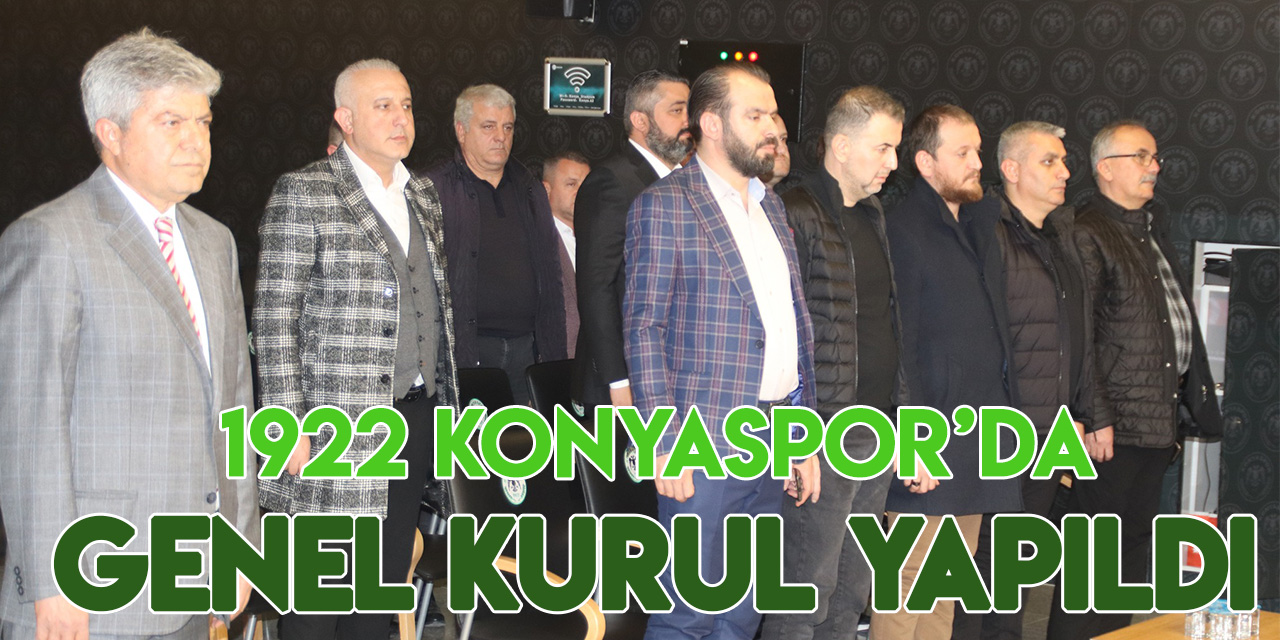 1922 Konyaspor'da yeni yönetim belli oldu