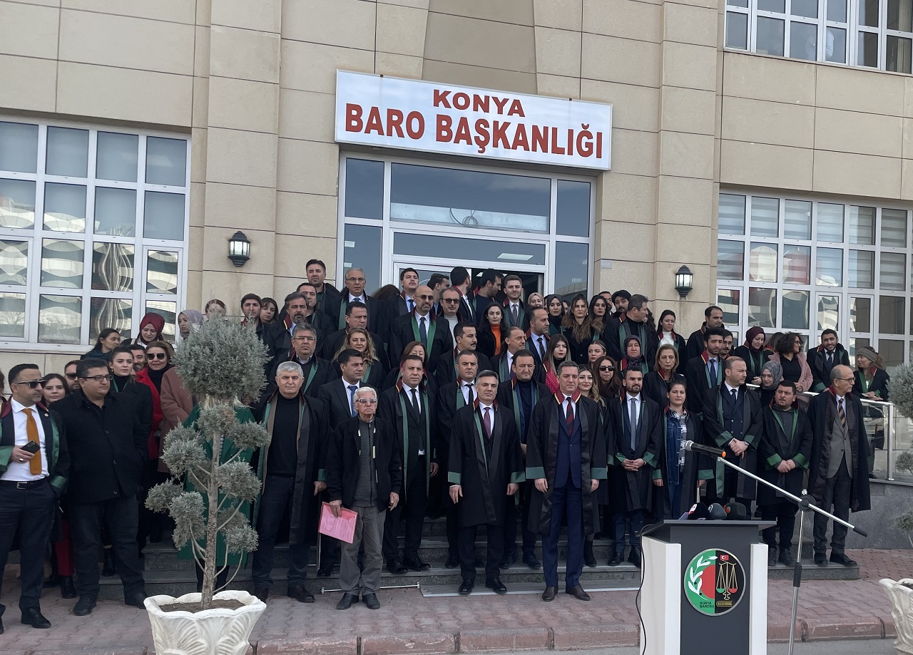 TBB Başkanı Sağkan'dan  Konya Barosu Başkanı Unkur'a ziyaret