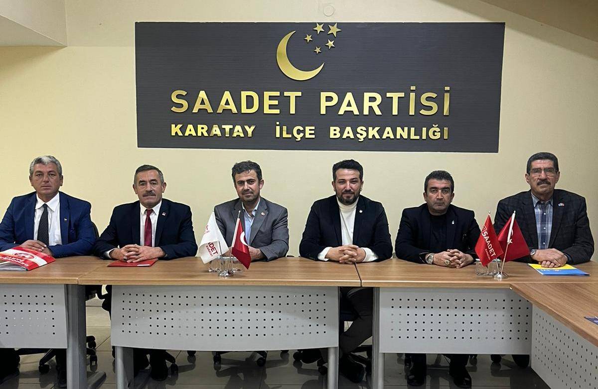 6'lı masanın Karatay İlçe  Başkanları bir araya geldi