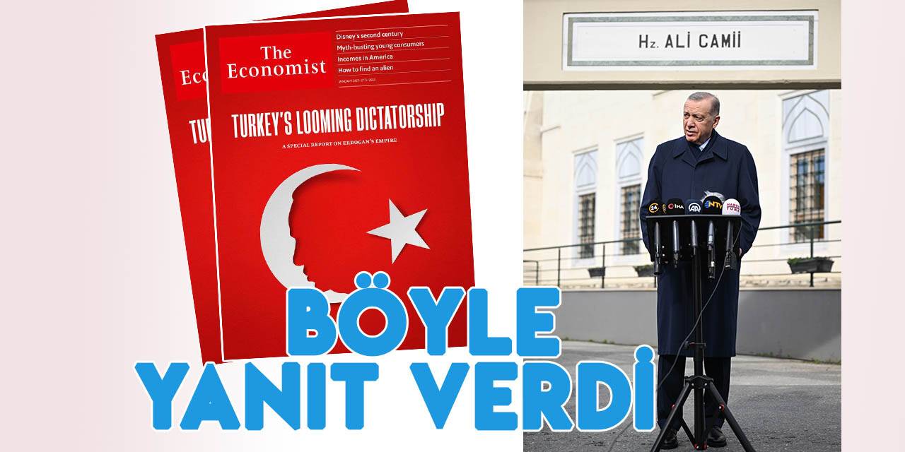 Cumhurbaşkanı Recep Tayyip Erdoğan'dan The Economist'e cevap