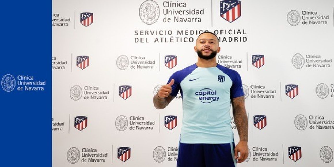 Atletico Madrid, Depay’ı kadrosuna kattı