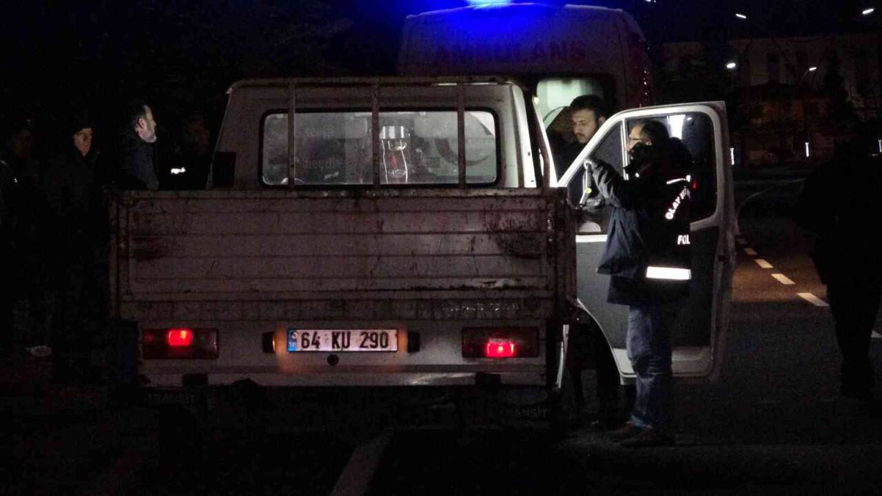 Saldırıya uğrayan kamyonet sürücüsü hayatını kaybetti