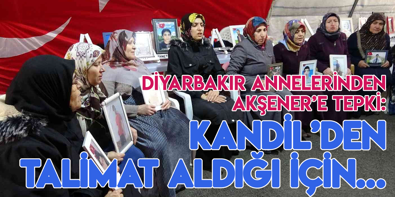 Diyarbakır Annelerinden Akşener'e tepki: Kandil'den talimat aldığı için bizi görmezlikten geldi