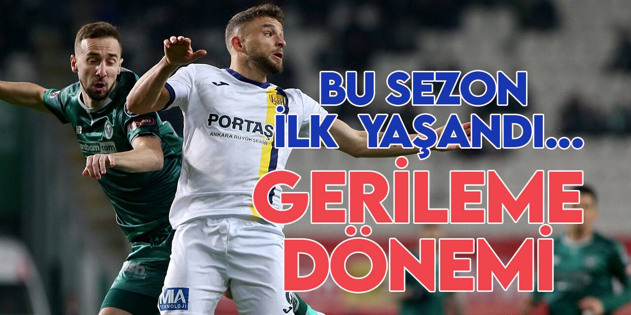 Konyaspor'da gerileme dönemi!