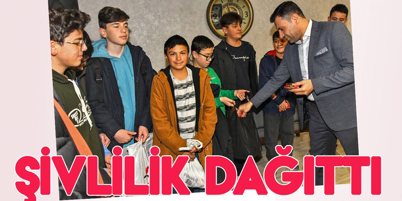 Başkan Fatih Özgökçen ve Stanojevic, "Şivlilik" dağıttı