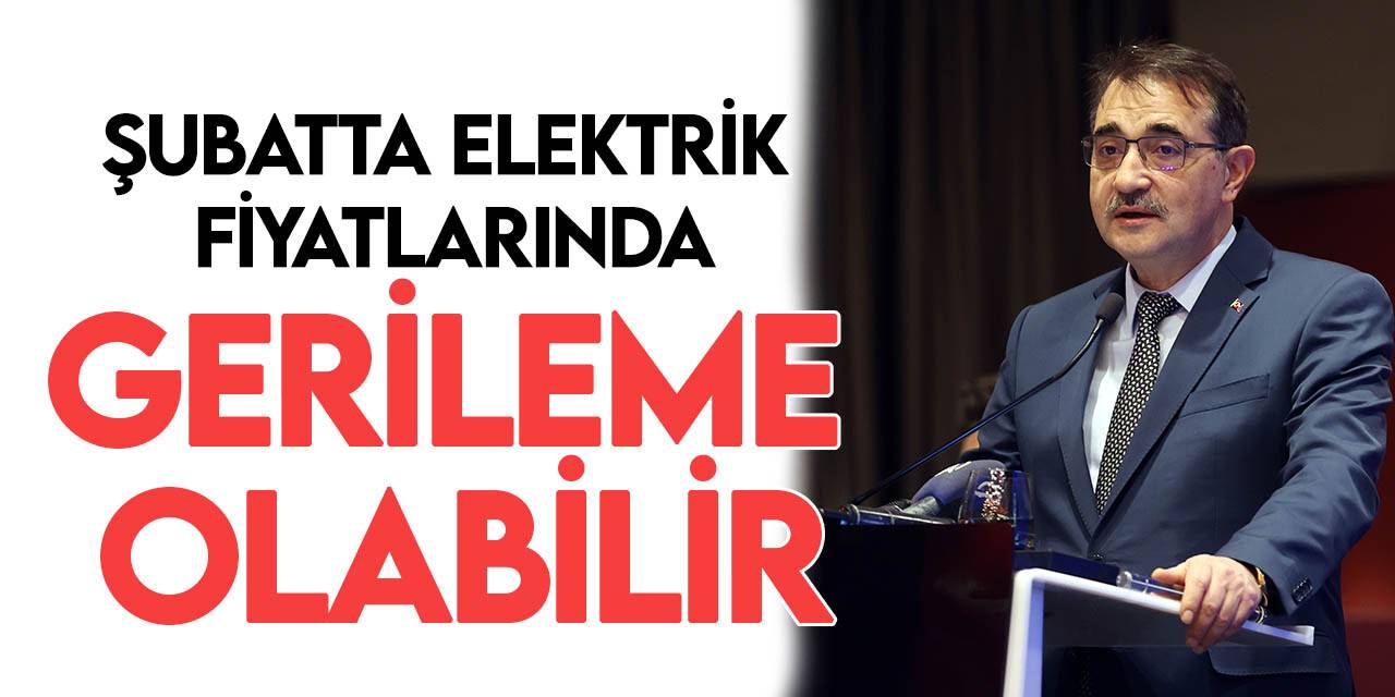 Doğalgazın ardından elektrikte indirim sinyali! Bakan Dönmez açıkladı