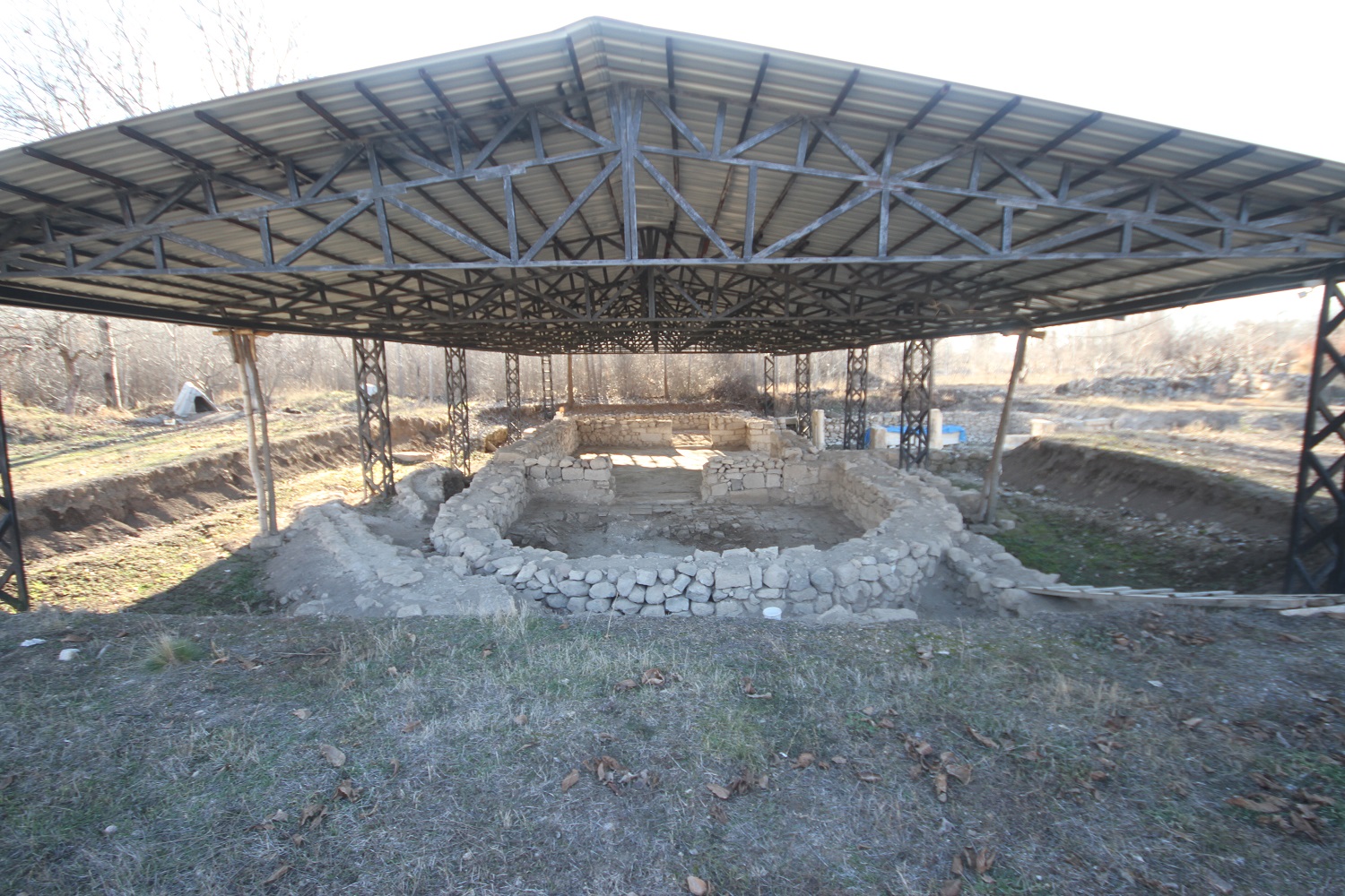 Konya'daki taban mozaikleri özenle korunuyor