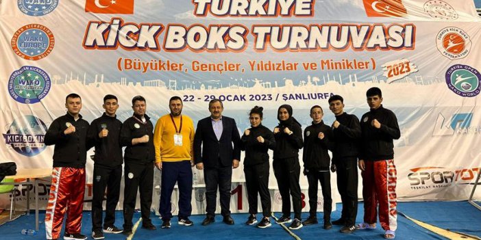 Meram Belediyspor’dan kick boksta 4 madalya