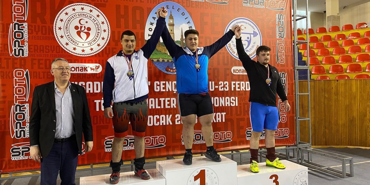 U23 Türkiye Şampiyonasında Konyalı haltercilerden 8 madalya