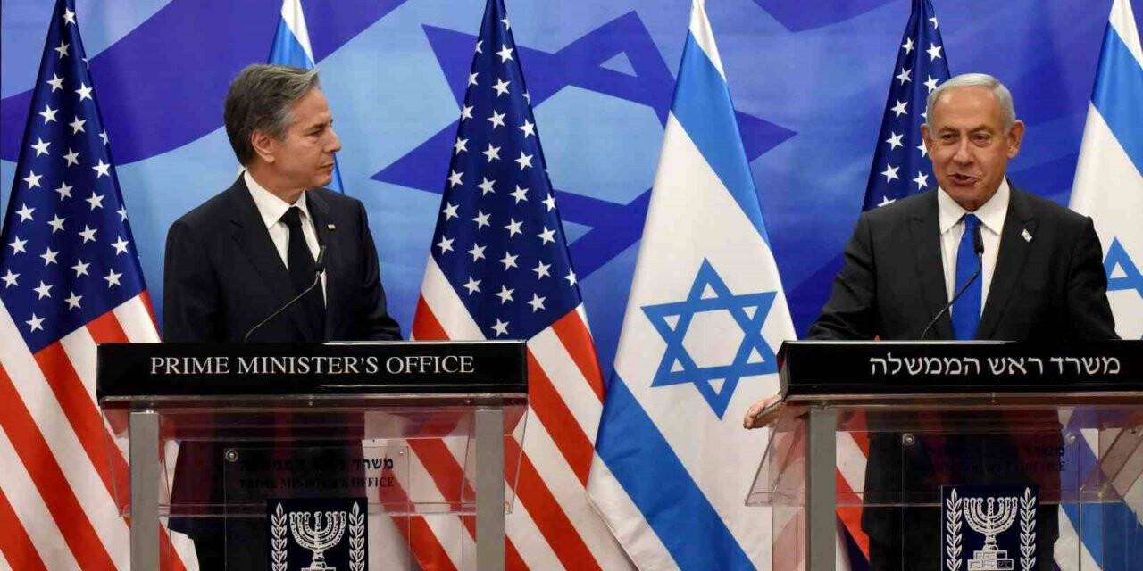 İsrail Başbakanı Netanyahu ile ABD Dışişleri Bakanı Blinken bir araya geldi